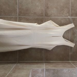 BCBG creme cocktail dress